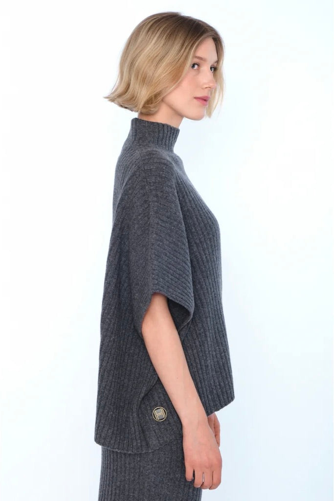 HEST Adelina Sweater Grey Melange - Dale