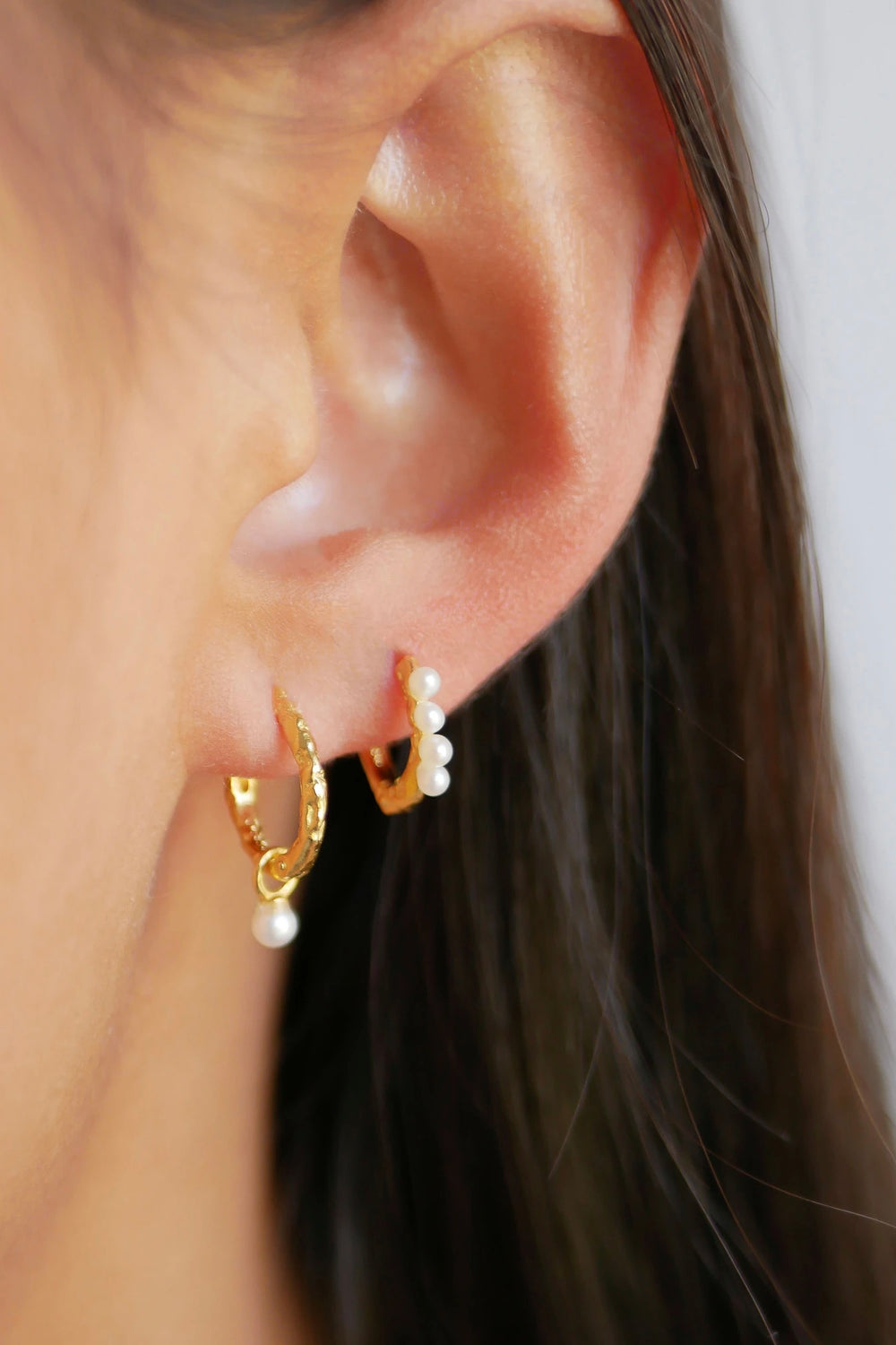 ENAMEL HOOPS PAULA 10MM - Dale