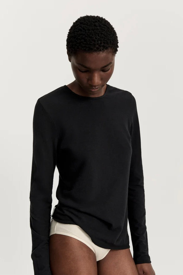 Gentle Cashmere Long Sleeve Black