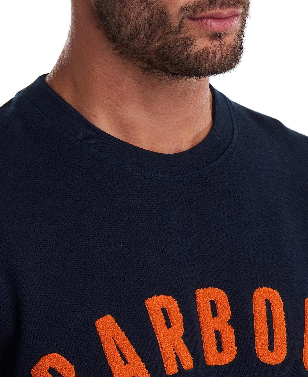 BARBOUR Prep Logo Sweatshirt Navy - Dale
