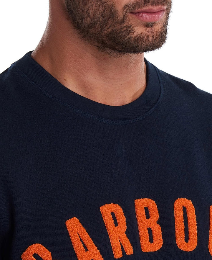 BARBOUR Prep Logo Sweatshirt Navy - Dale