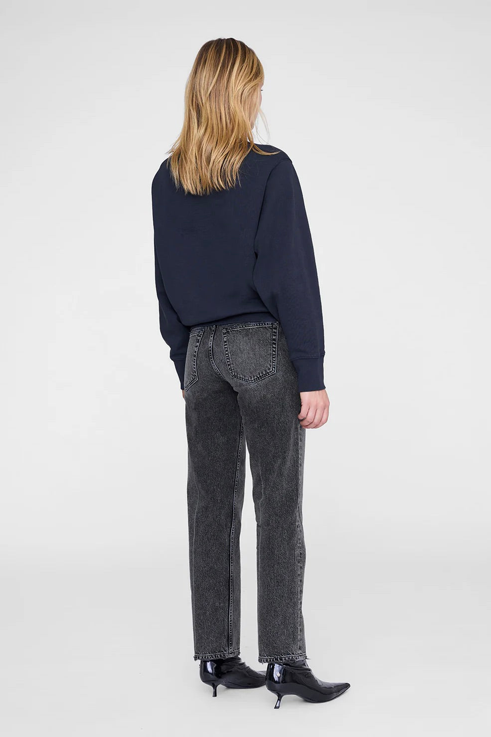 Harry Shrunken Sweatshirt Vintage Black