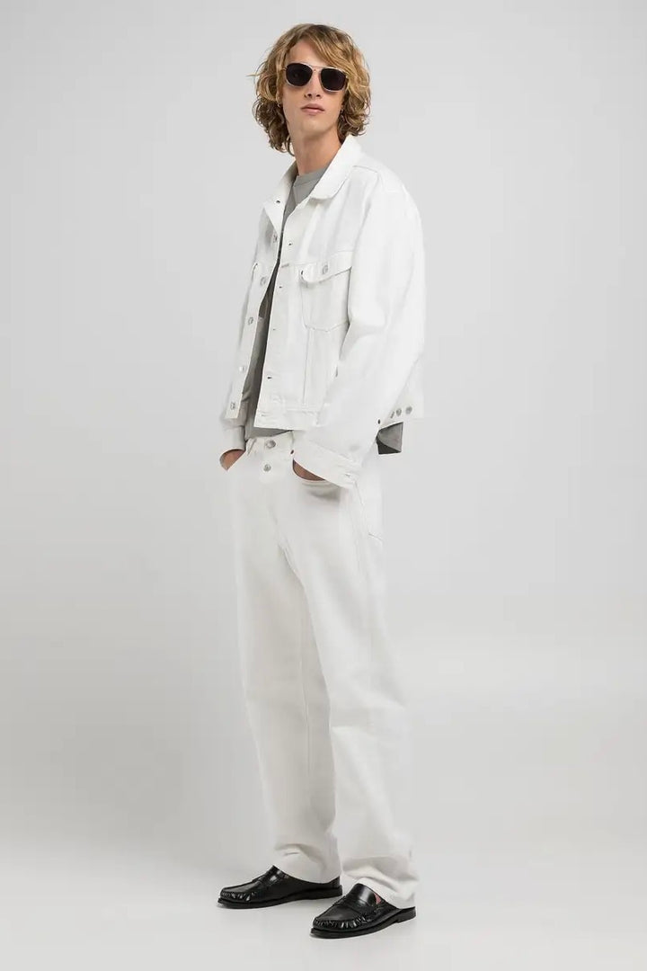 REPLAY M9Z1 Straight Fit Jeans Natural White - Dale