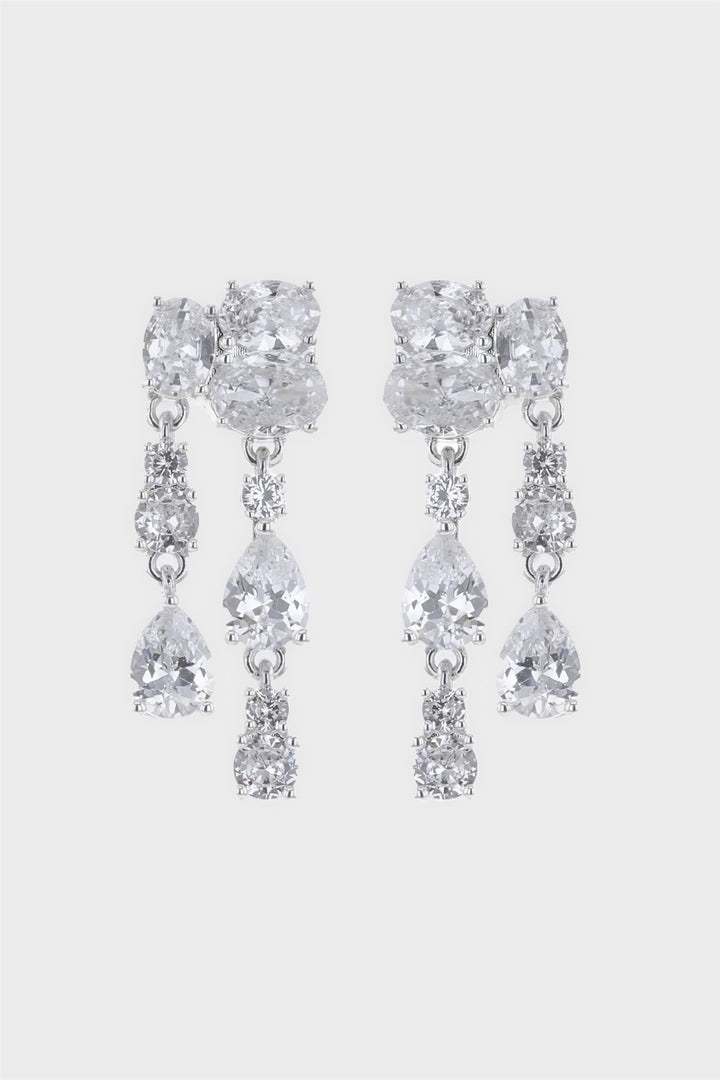 The Iced Double Earrings