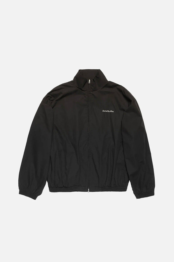 Logo Zipper Jacket Black
