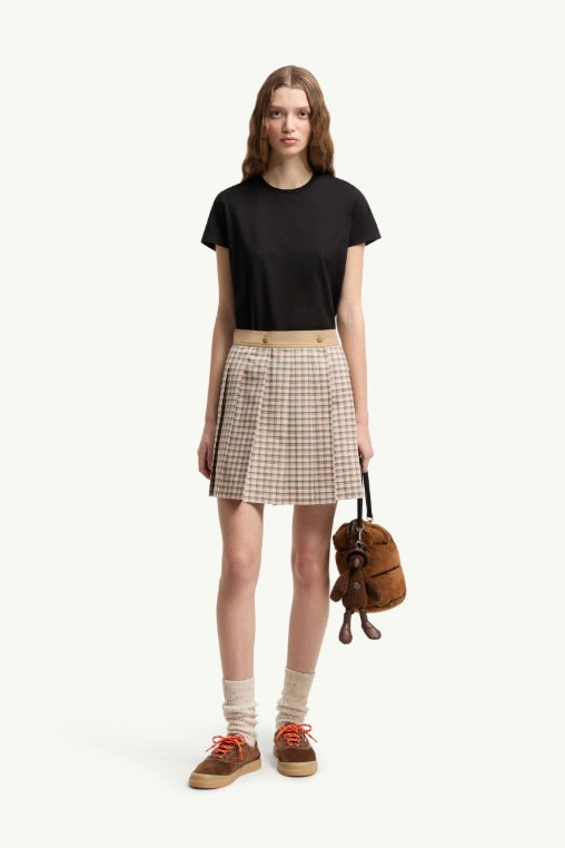 MONCLER Logo Patch Cotton Jersey T-Shirt Black - Dale