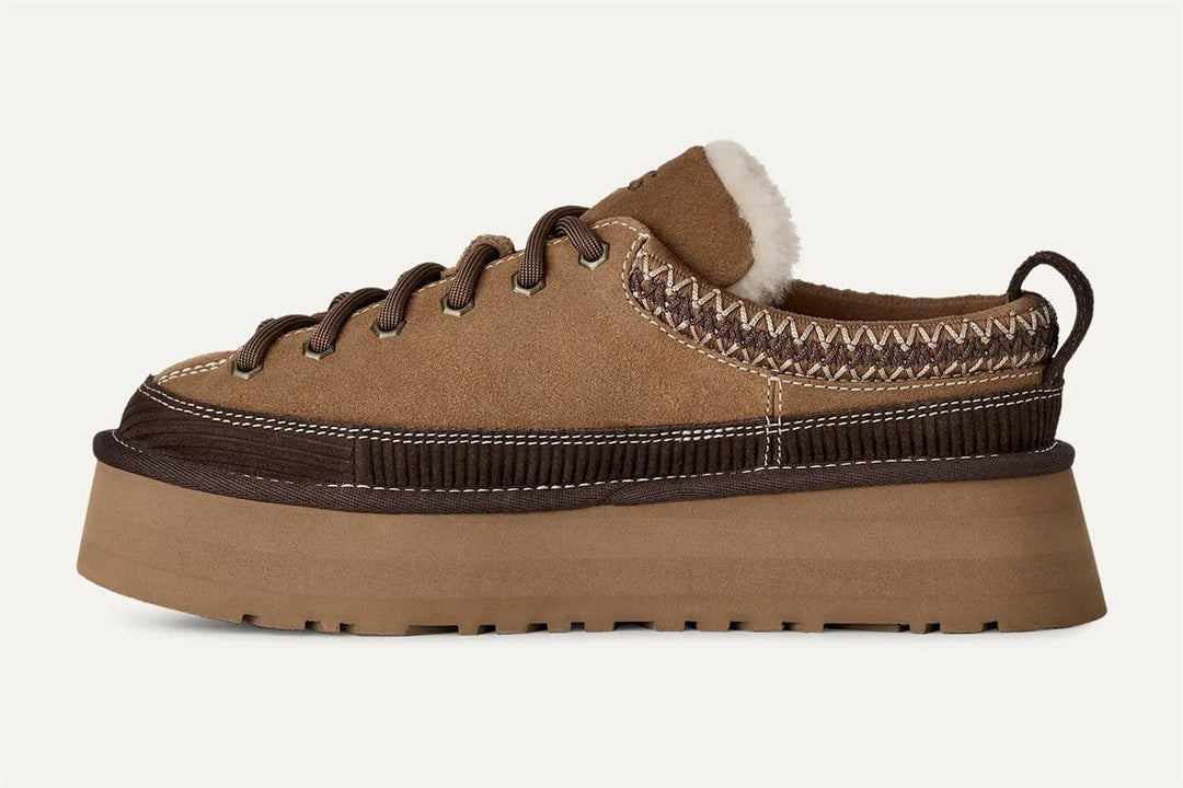 W Heritage Lace-Up Slipper Chestnut
