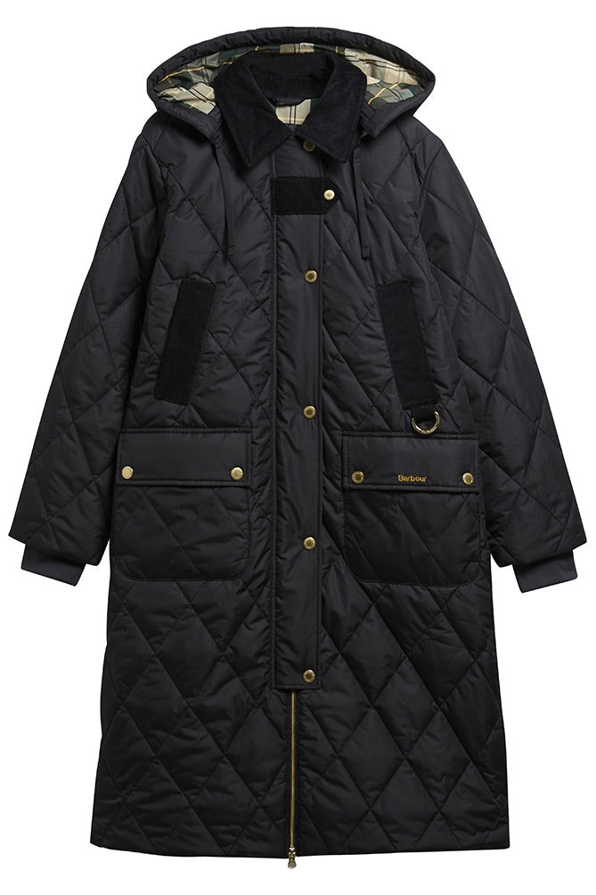Barbour Rudson Quilt Jacket Black/Ancient