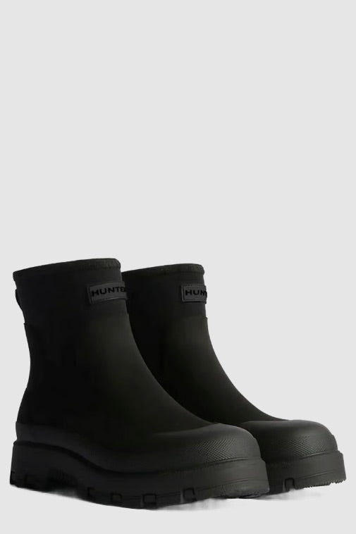 HUNTER Unisex Elements Neoprene Chelsea Boot Tonal Logo Black - Dale