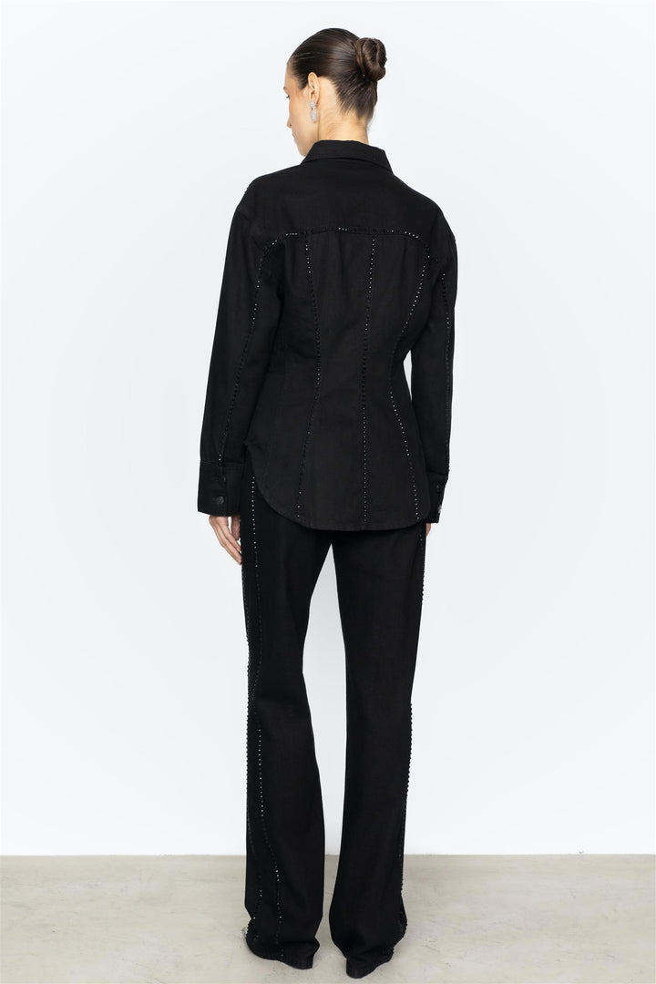 Luca Embellished Black