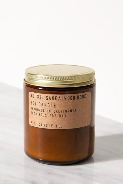 No. 32 Sandalwood Rose Standard Candle