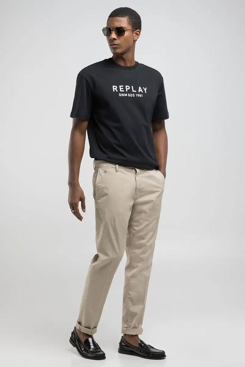 Benni Hyperflex Chino Jeans Oatmeal Melange