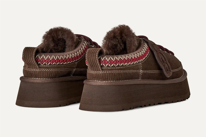 W Heritage Lace-Up Slipper Burnt Cedar