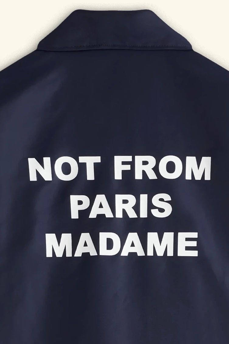 La Veste Slogan Navy