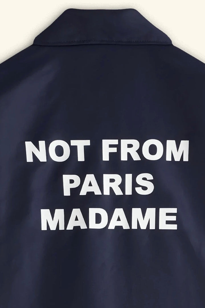 La Veste Slogan Navy