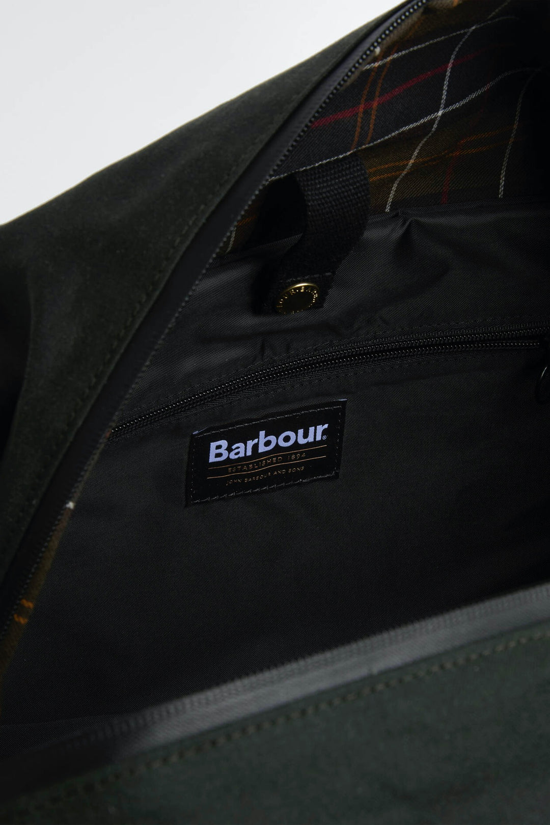 Barbour Field Waxed Holdall Bag Sage/Classic
