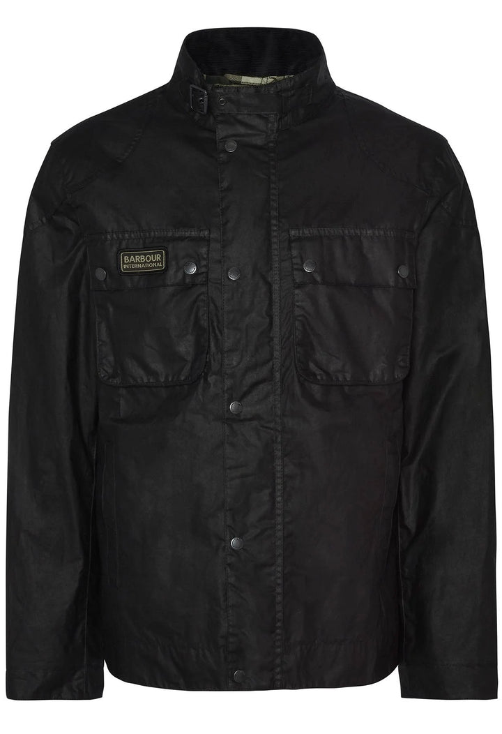BARBOUR Merton Waxed Jacket Classic Black - Dale