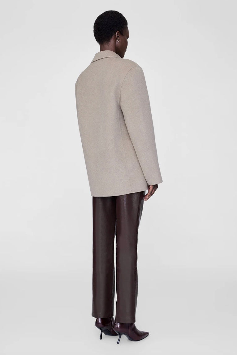 Quinn Blazer Oatmeal Melange Cashmere Blend
