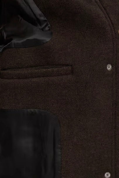 Peacoat Wool Duffle Coat Demitasse