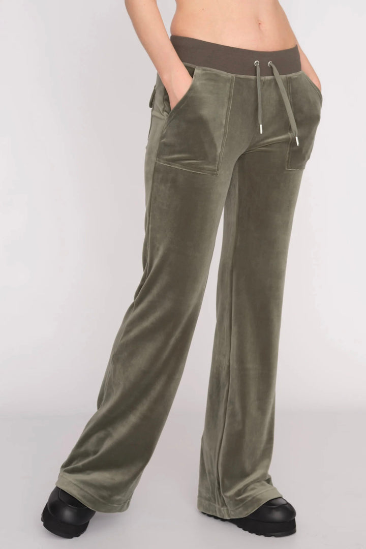 Layla Low Rise Pocket Pants Thyme