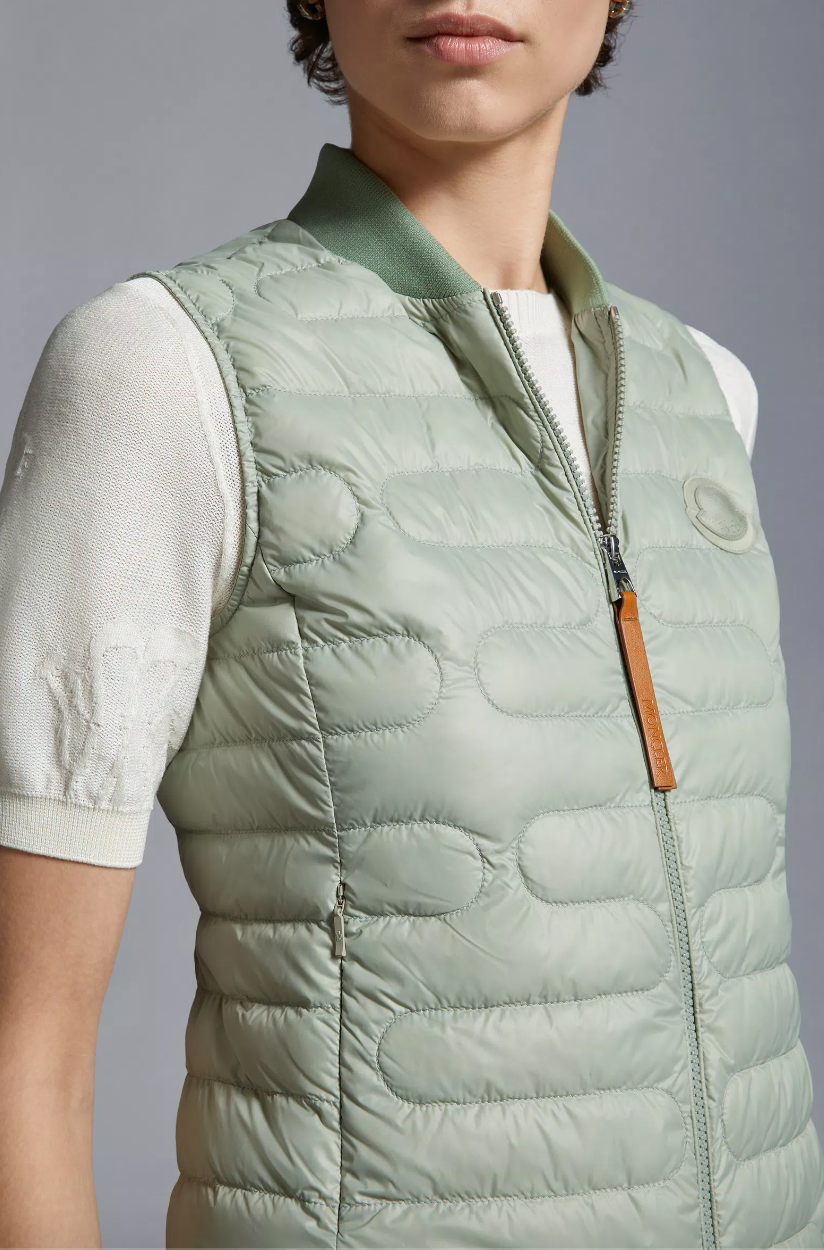 Perille Vest Pale Green