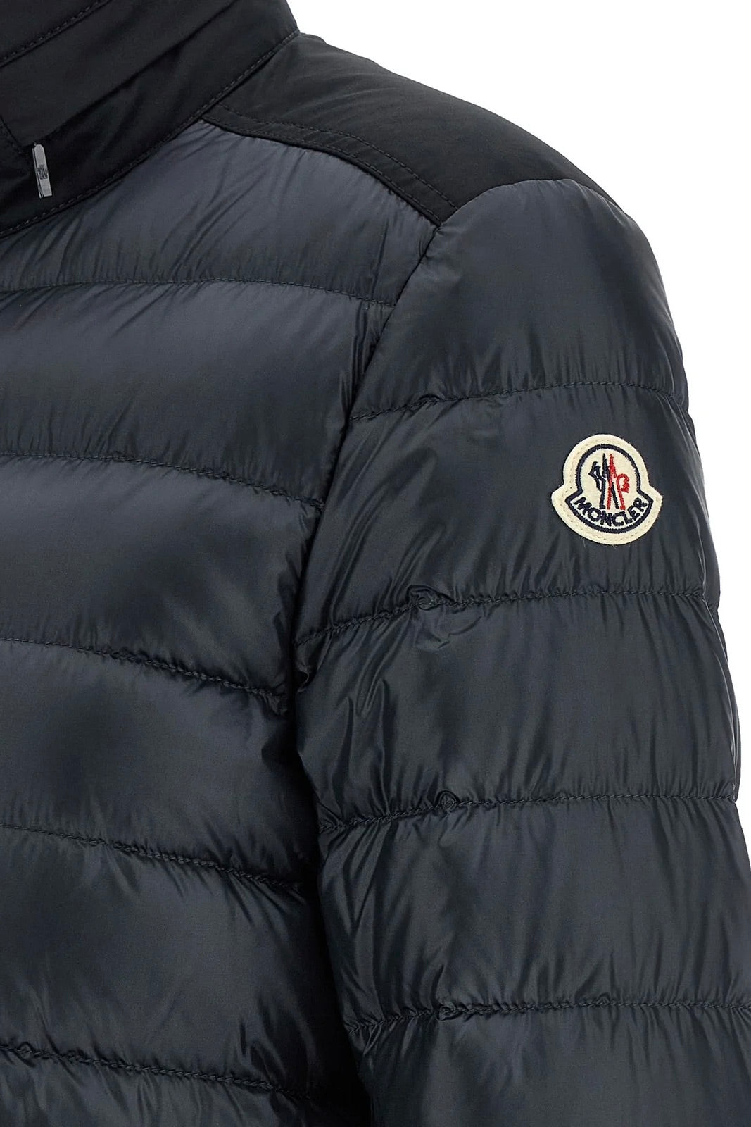 Origan Logo Patch Down Jacket Navy