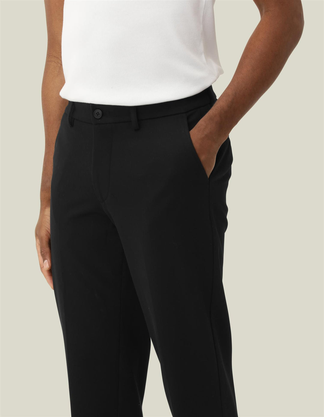 Como Reg Suit Pants Black