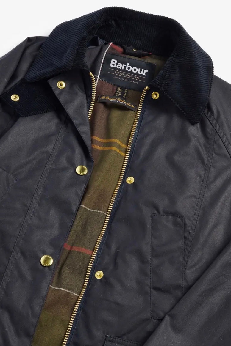 Barbour Modern Beadnell Wax Jacket Navy/Classic