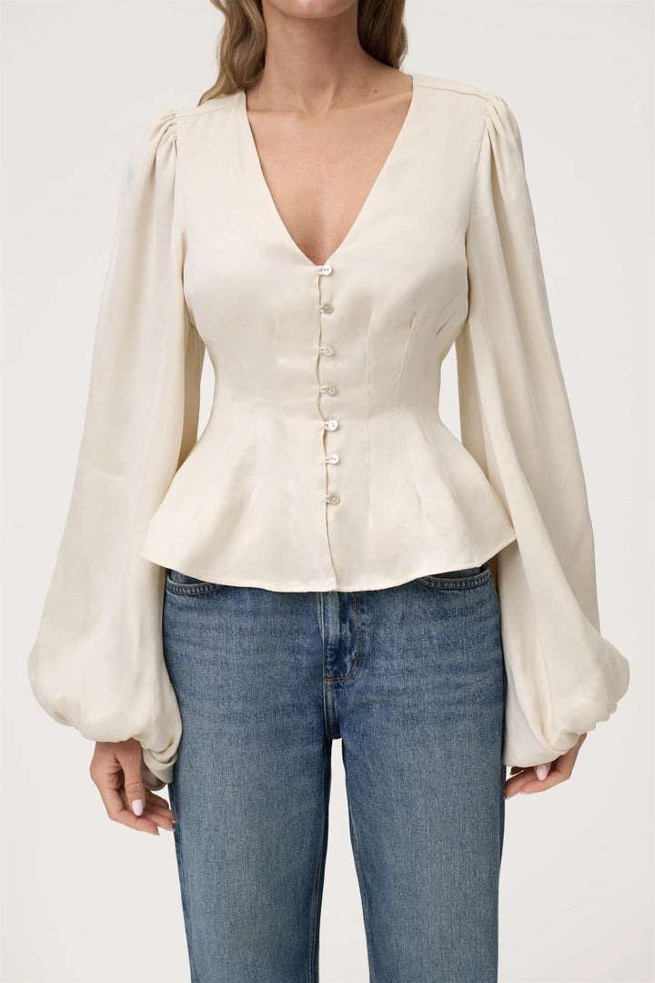 Palena Blouse Butter Yellow