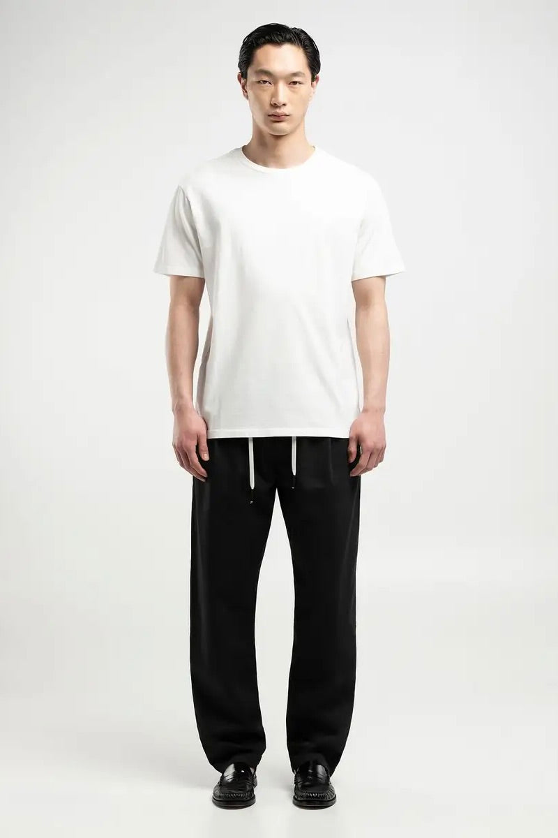 Sartoriale Crew-Neck Jersey Tshirt  Chalk