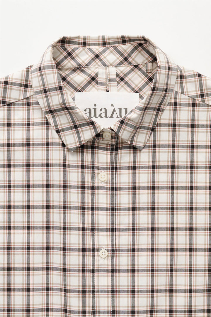 AIAYU Camal Shirt Check - Dale