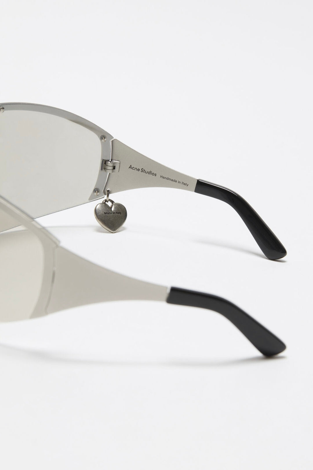 Metal Frame Sunglasses Silver/Transparent