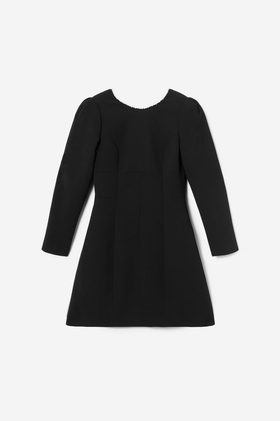 Nathalie Pearl Dress Black