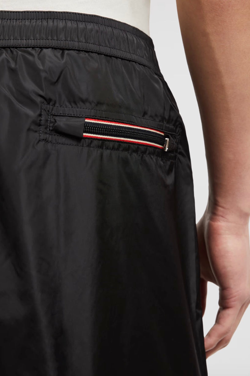 Logo Patch Swim Shorts Black