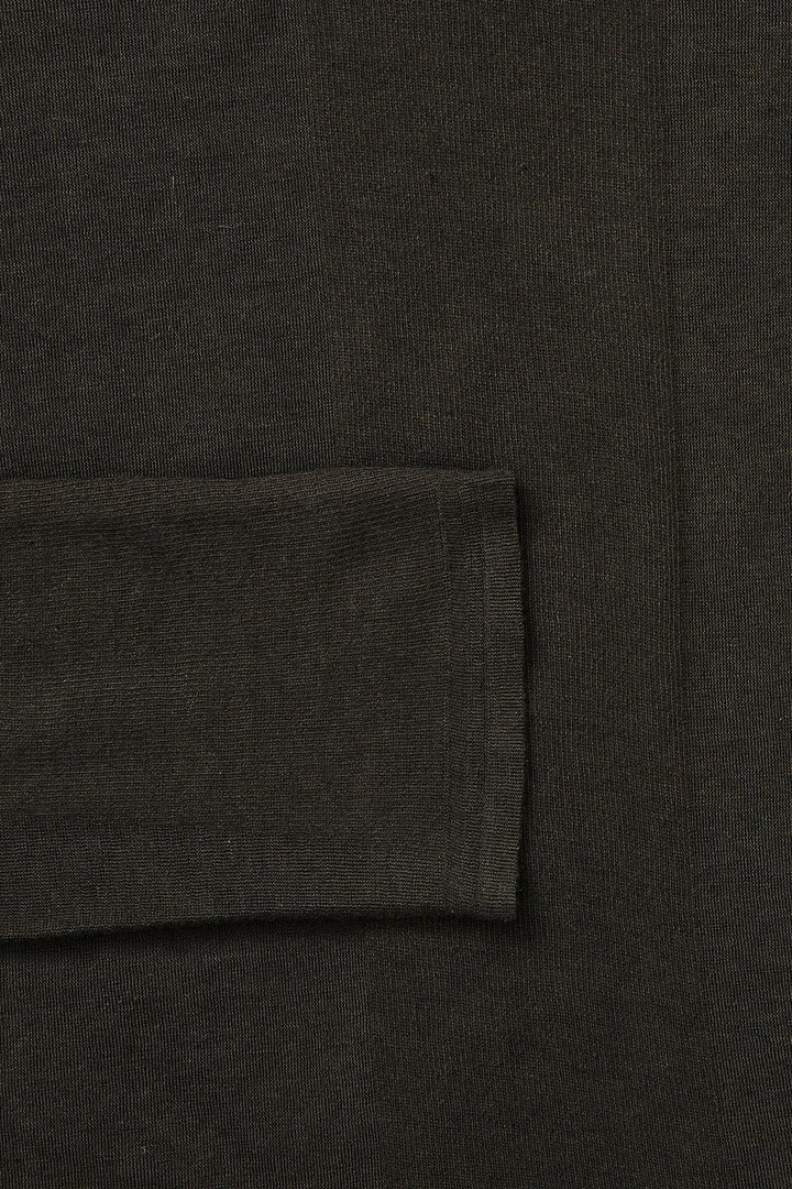 Gentle Cashmere Long Sleeve Dark Brown