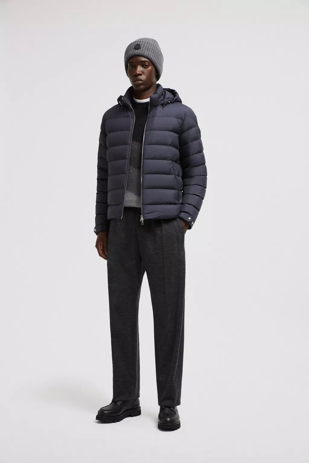 Arneb Short Down Jacket Navy Blue