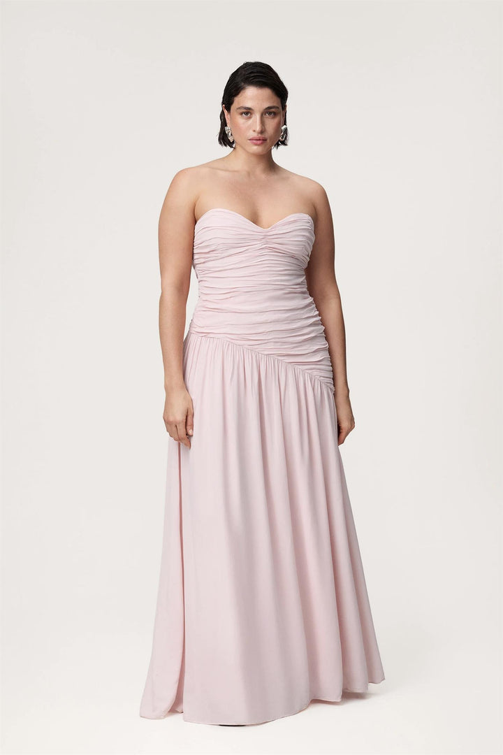 Lima Bandeau Dress Light Pink