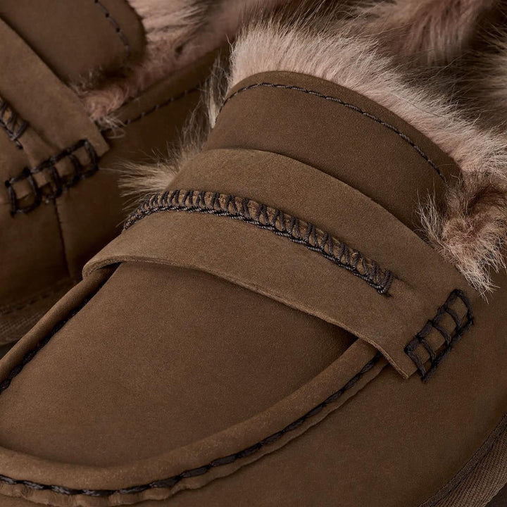W Ellis Nubuck Loafer Dark Chestnut