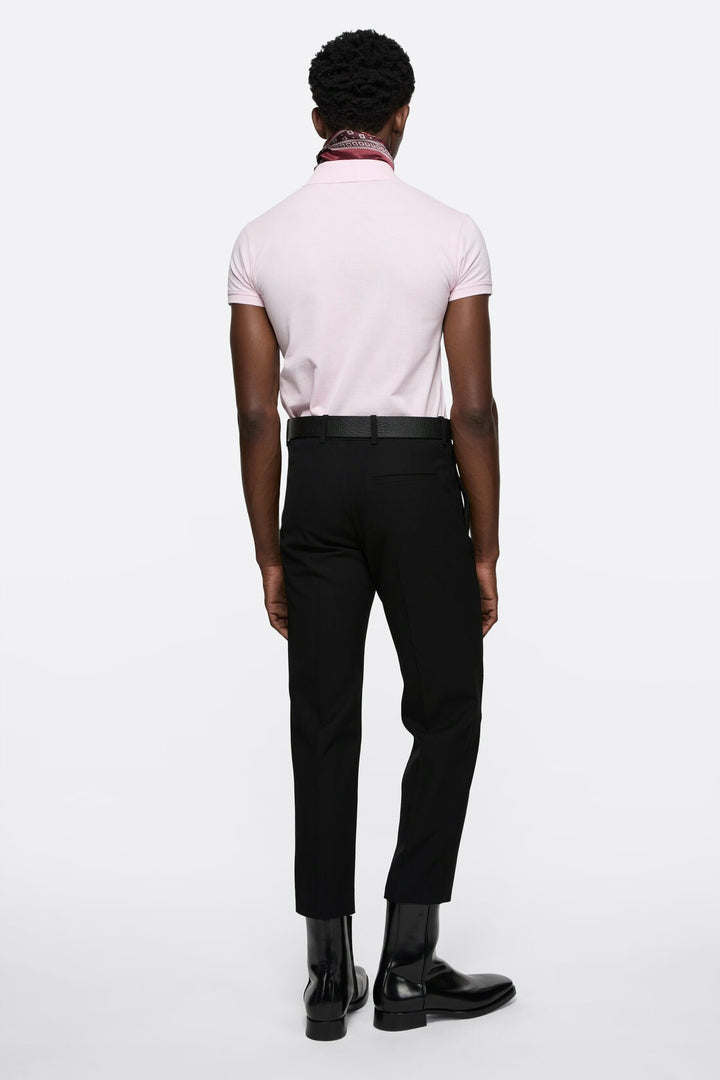 Cropped Tailored Trousers Black