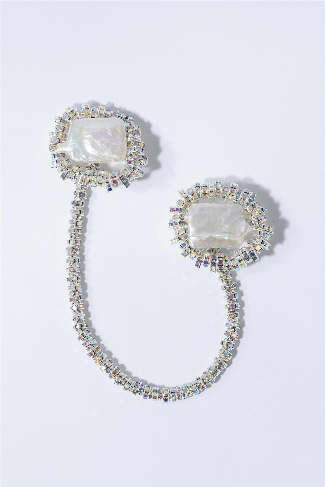 Silencio Chained Brooch Silver