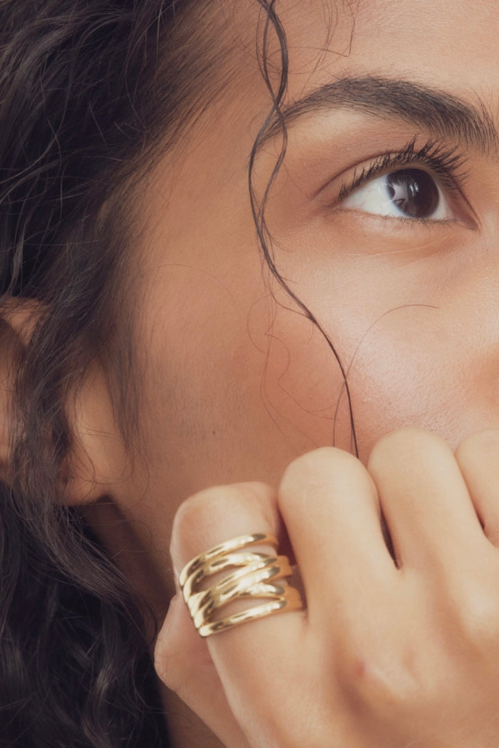 CAMILLA PIHL JEWELRY The Flow Ring - Dale