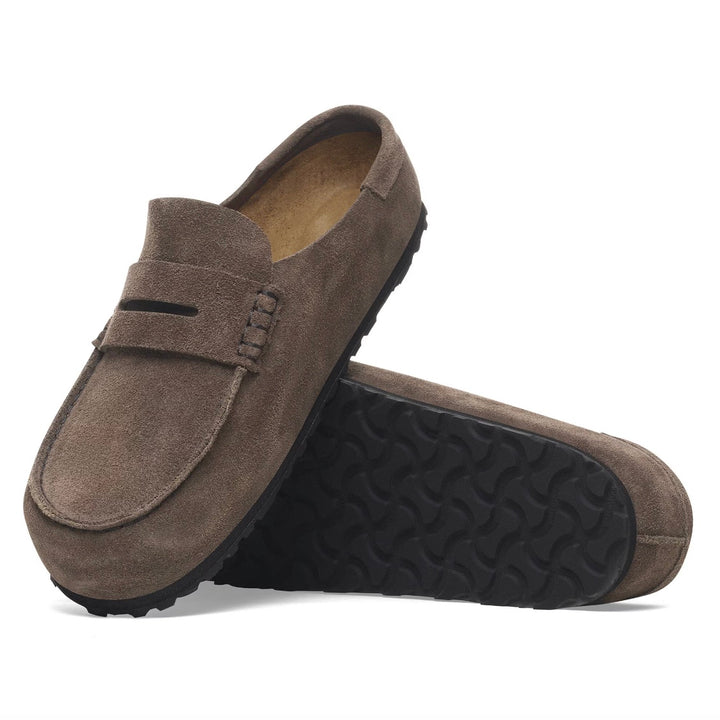 Naples Wrapped Suede Leather Herre Gray