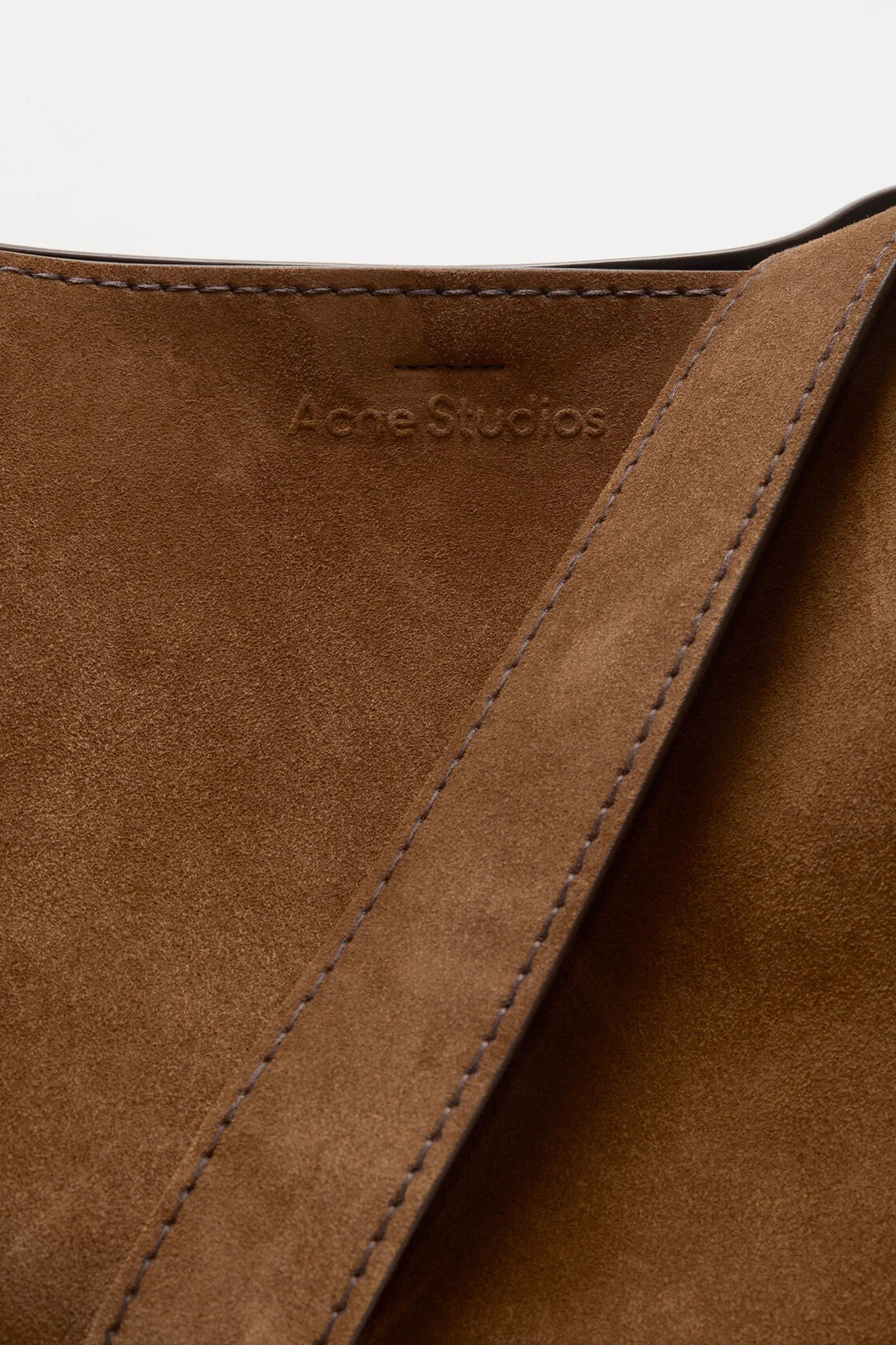 Musubi Suede Midi Bag Cognac Brown