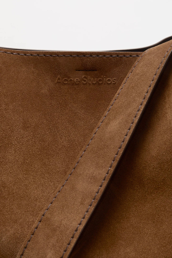 Musubi Suede Midi Bag Cognac Brown
