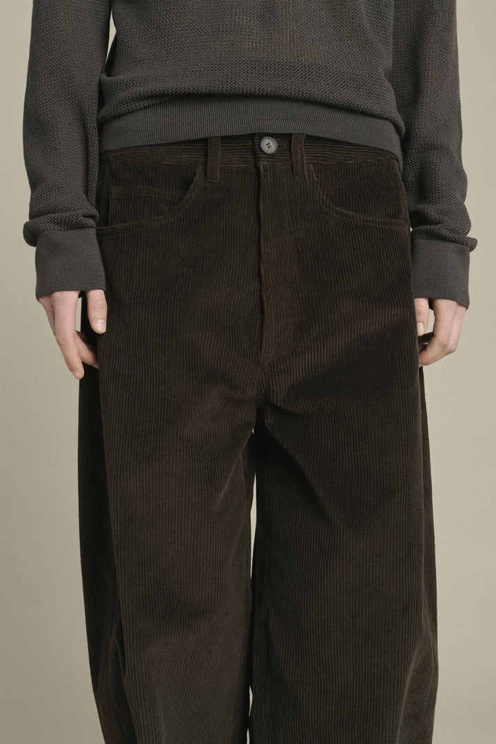 Gunther Corduroy Trouser Marron Fonce