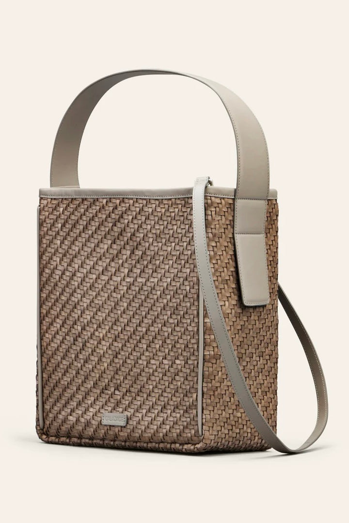 CALA & JADE Iwa Twill Shoulder Bag Putty - Dale