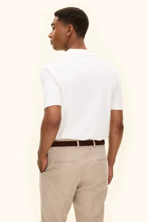 Alf Short Sleeve Poloshirt Snow White