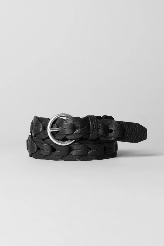 Braibe Belt Black Silver