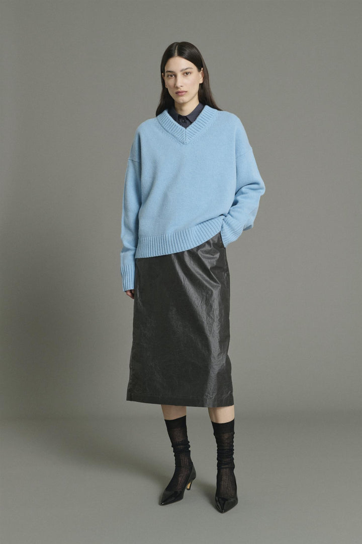 Julie Merino Pullover Clear Blue