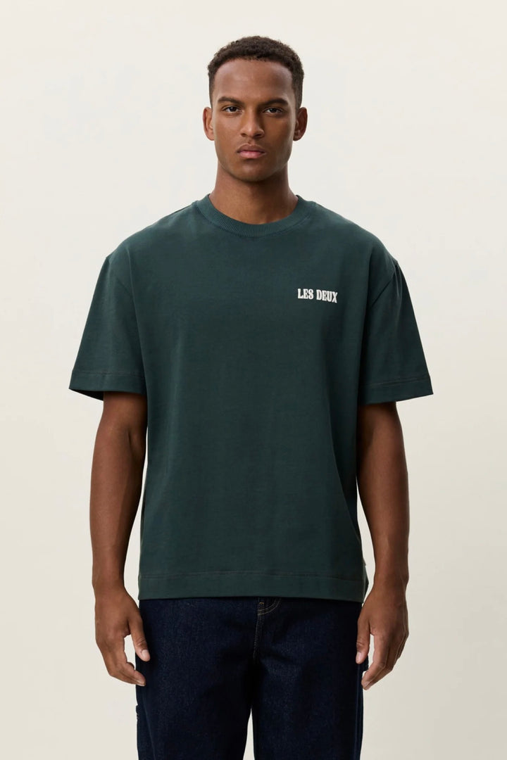 Woods Heavyweight T-Shirt Darkest Spruce Green